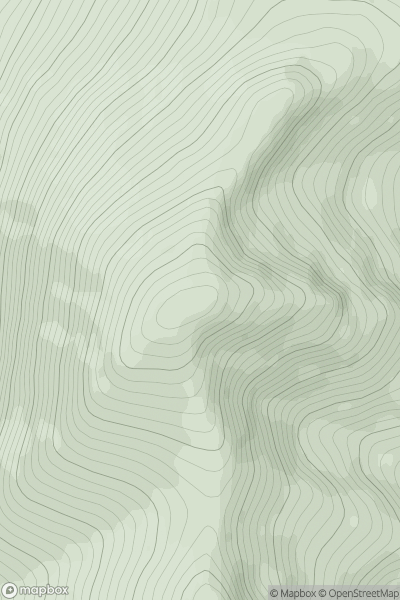 Thumbnail image for Sgurr na Lapaich [Killilan to Inverness] showing contour plot for surrounding peak